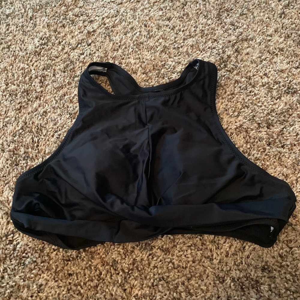 Black swim top